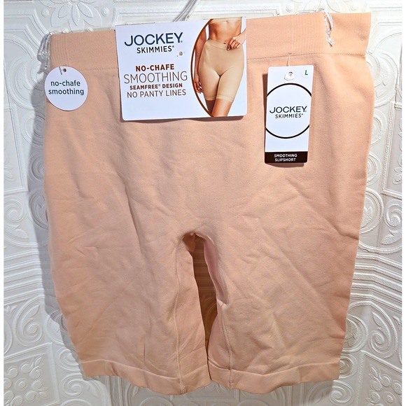 Jockey Other - Jockey Skimmies Seamless No-Chafe Smoothing Slipshort Shapewear L Beige